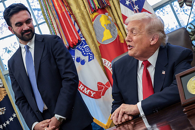 Místo sporů úsměvy a chvála. Trump si notoval s Mamdanim v Bílém domě