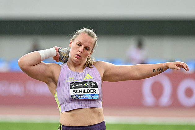 Diamantová Šanghaj: parádní vrh koulařky Schilderové, Duplantis pokořil 612 cm